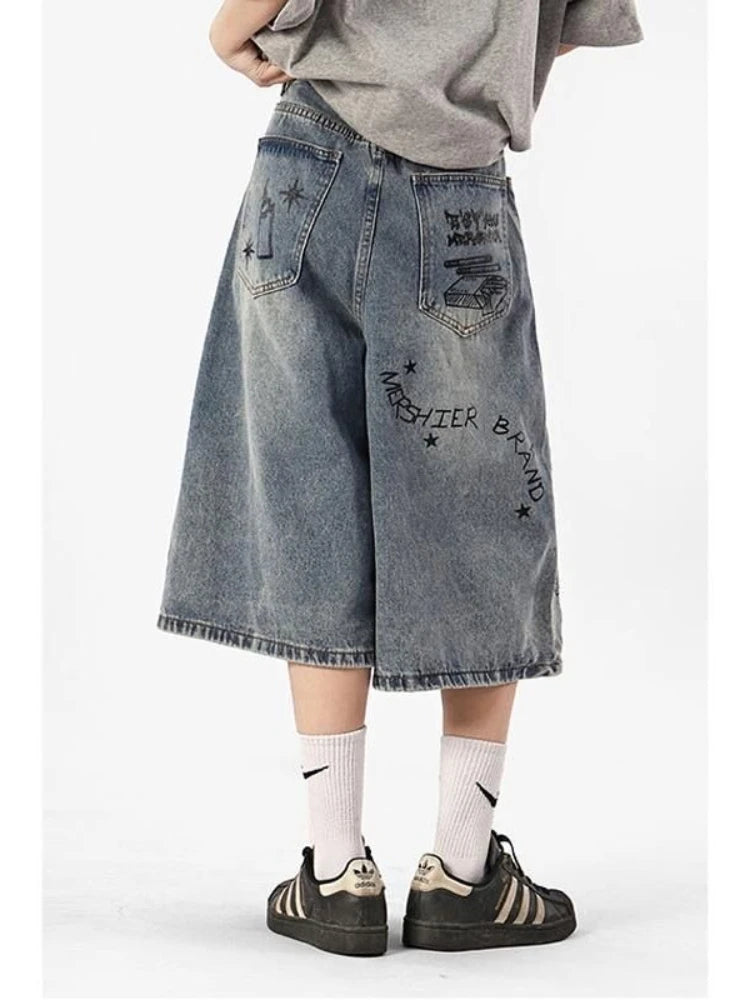 Y2K High-Waist Baggy Shorts