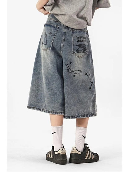 Y2K High-Waist Baggy Shorts