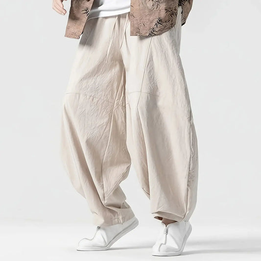 Men's Linen Harem Pants Loose