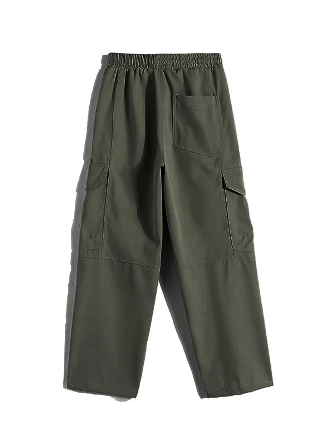 Men Fleece Cargo Joggers