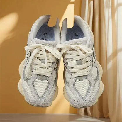 Lined WarmFashion chunky - sole casual shoes, trendy design, street eye - catching - Chicchar Fashion