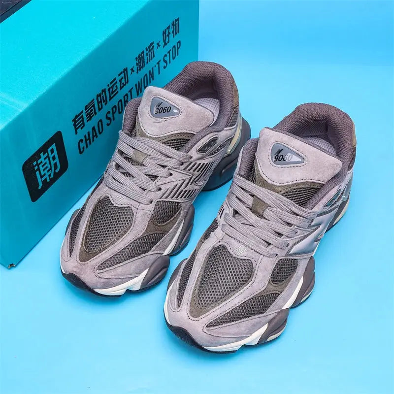 9060 Retro Running Shoes - Unisex Couple, Trendy Patchwork, Autumn/Winter Warm versatile - Chicchar Fashion