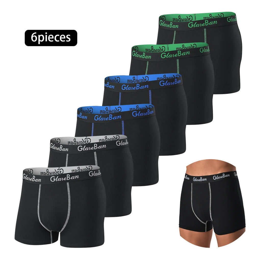 6-Pack Cotton Boxer Briefs Chicchar Fashion