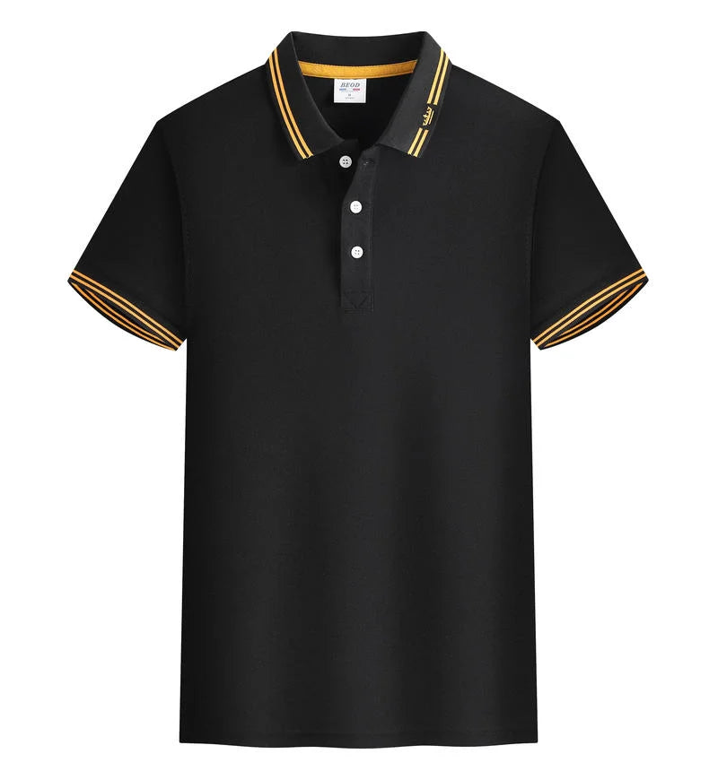 Breathable Cotton Polo Tee