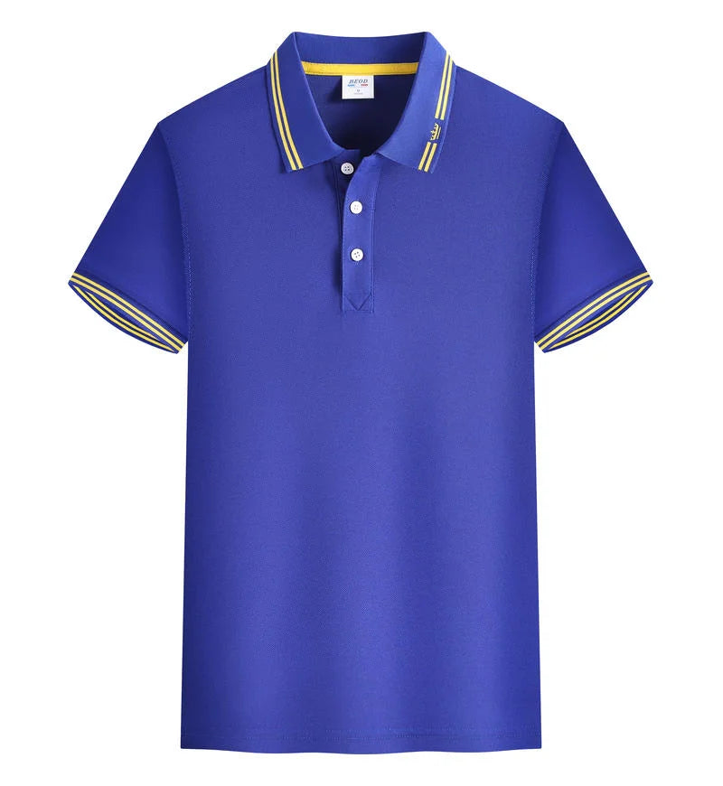 Breathable Cotton Polo Tee