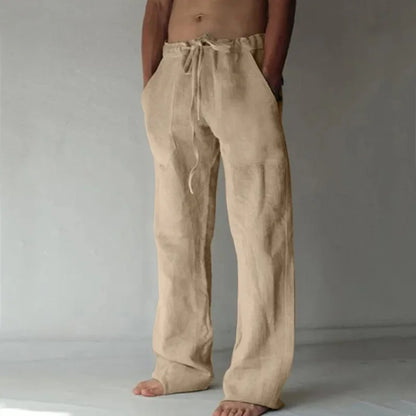 Cotton Linen Baggy Pants