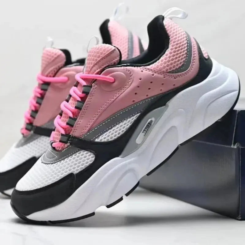 New High Quality B22 Mesh Breathable Shock Absorption Anti-Slip Lightweight Low Cut Unisex Casual Sports Shoes Summer Season Cot - Chicchar Fashion