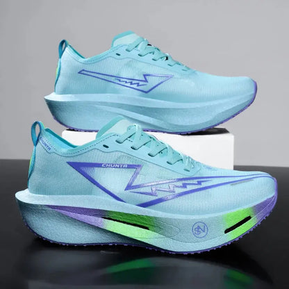 Running Shoes Carbon Board Speciality Marathon Men Sports Breathable Lightweight Women's Comfortable Athletic Nonskid Sneakers - Chicchar Fashion