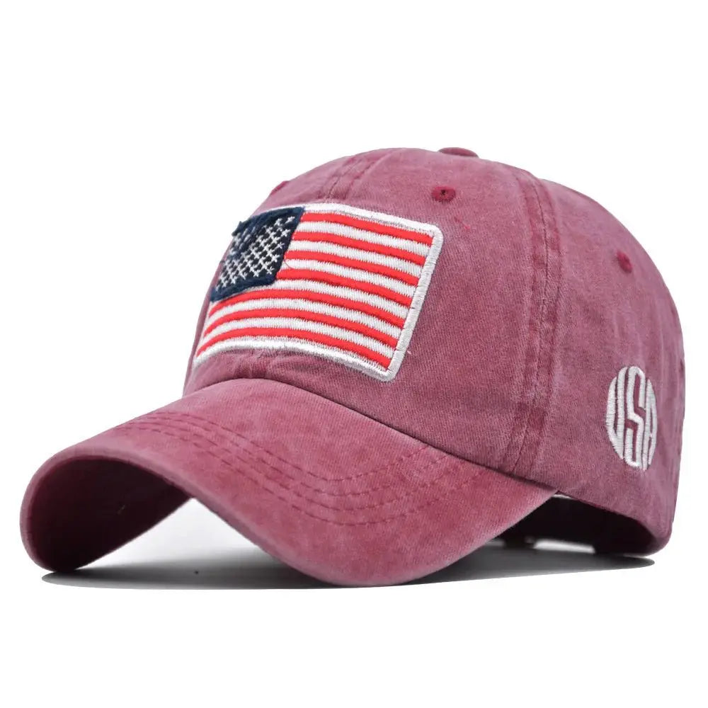 Retro USA Flag Baseball Cap - Chicchar Fashion