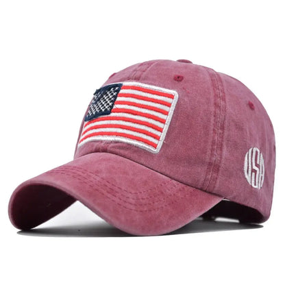 Retro USA Flag Baseball Cap - Chicchar Fashion