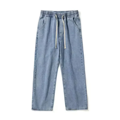 Wide Leg Denim Cargo Jeans