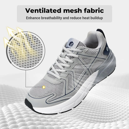 Fittington Walking Shoes For Men Wide Width Thicker Cushioning Sneaker Extra Wide Shoes Men Bouncy Shoe Workout Gym Athletic - Chicchar Fashion