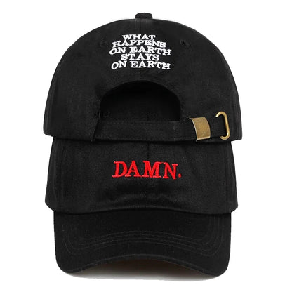 Unisex DAMN Embroidered Sun Cap