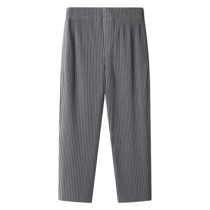 Miyake Pleated Cropped Pants