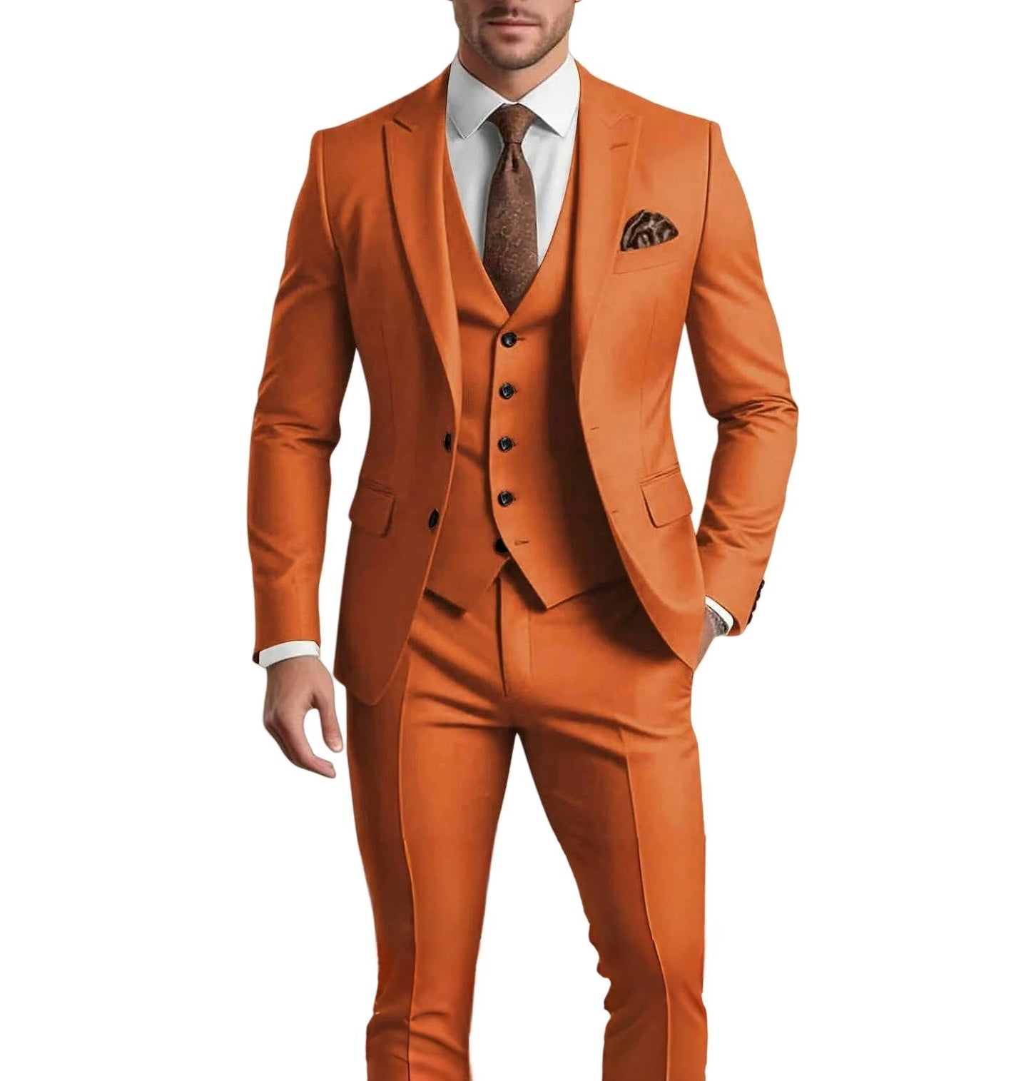 Polyester Twill 3-Piece Tuxedo