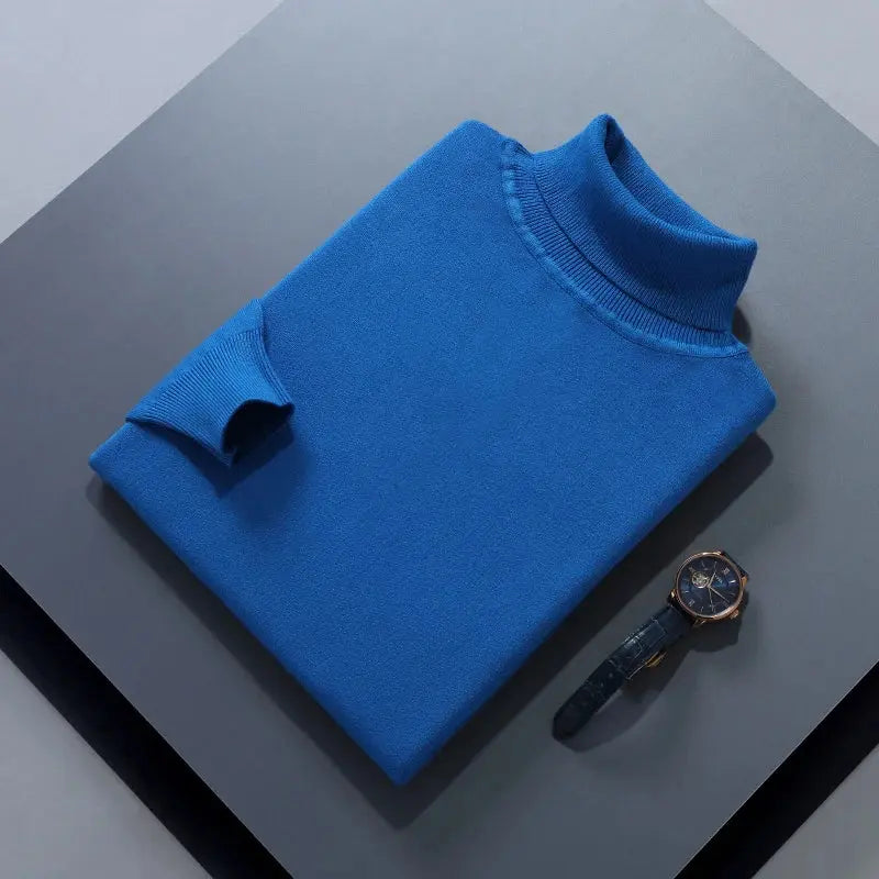 Cashmere Sweater Men Pullover Autumn Winter  turtleneck Soft Warm Cashmere Sweater Jumper Knitted Sweaters - Chicchar Fashion