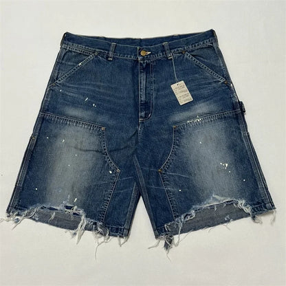 RetroSaint Unisex Denim Shorts