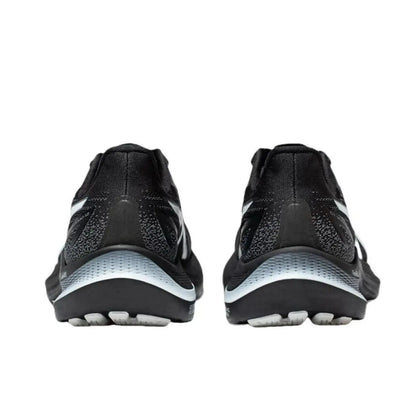 Asics Logo Lace Up Mesh Low Cut Running Shoes for Men Black and White 1011B691-006 - Chicchar Fashion