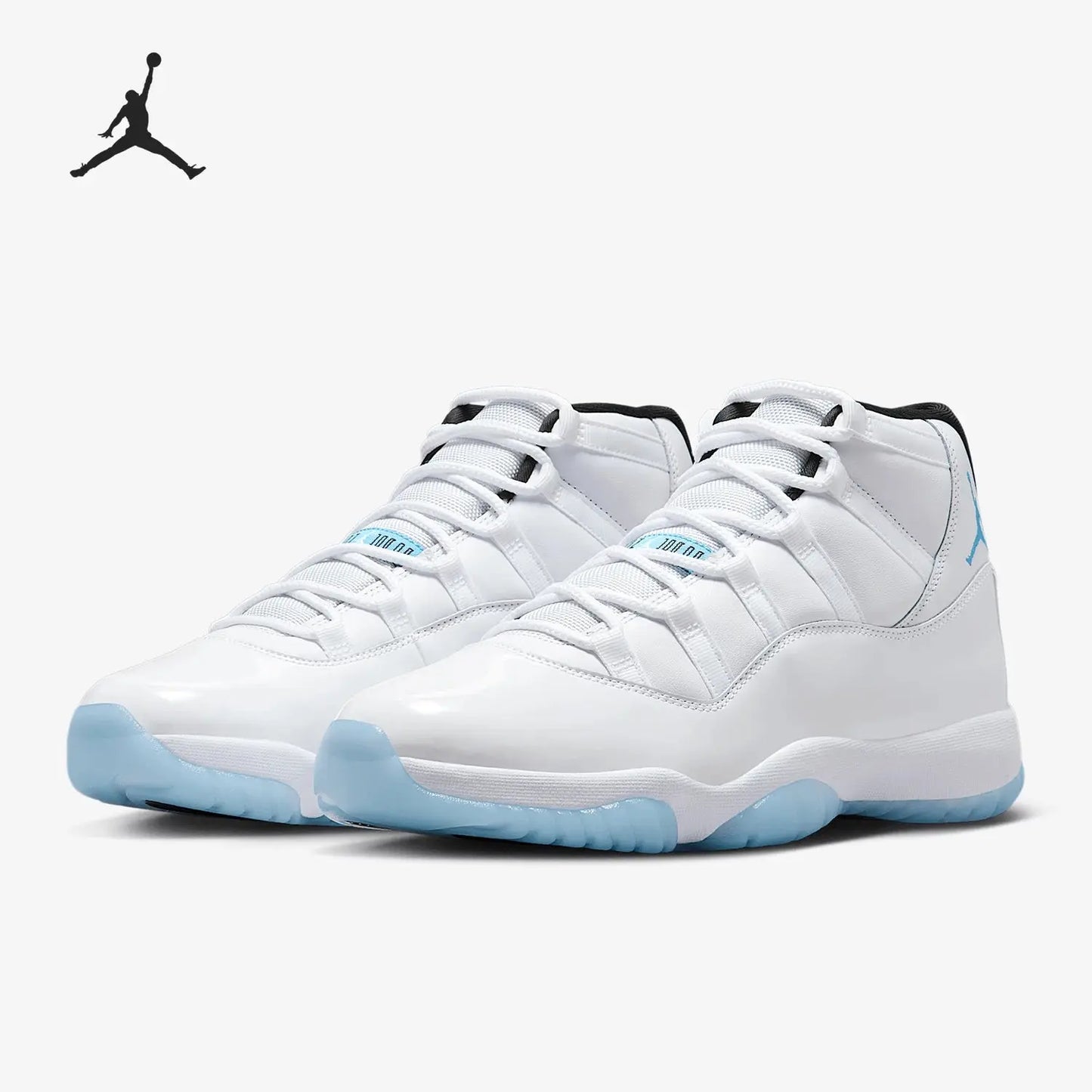 Nike Jordan Air Jordan 11 Men's Lightweight Basketball Shoes Legend Blue Durable High-top Retro Cushioning And Laces CT8012-104 - Chicchar Fashion