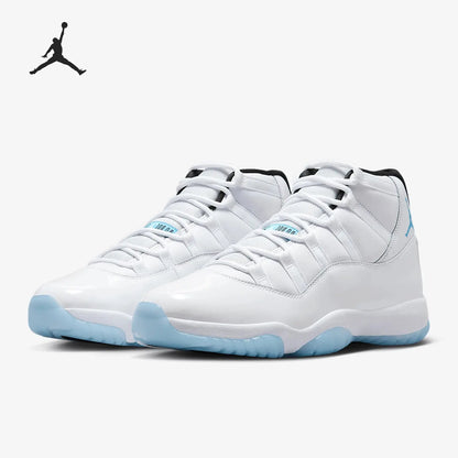 Nike Jordan Air Jordan 11 Men's Lightweight Basketball Shoes Legend Blue Durable High-top Retro Cushioning And Laces CT8012-104 - Chicchar Fashion