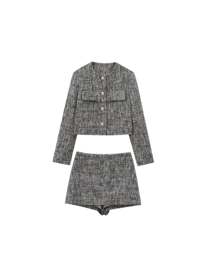 Polyester High-Waist Two-Piece