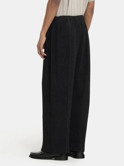 MiyakeFlow: Pleated Wide Leg Street Trousers