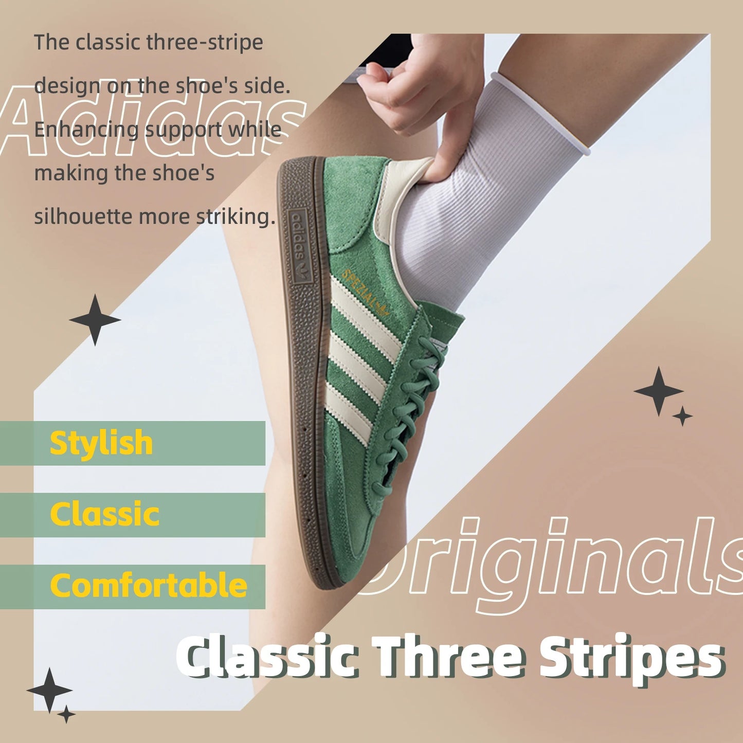 Adidas Trefoil Spezial Leather