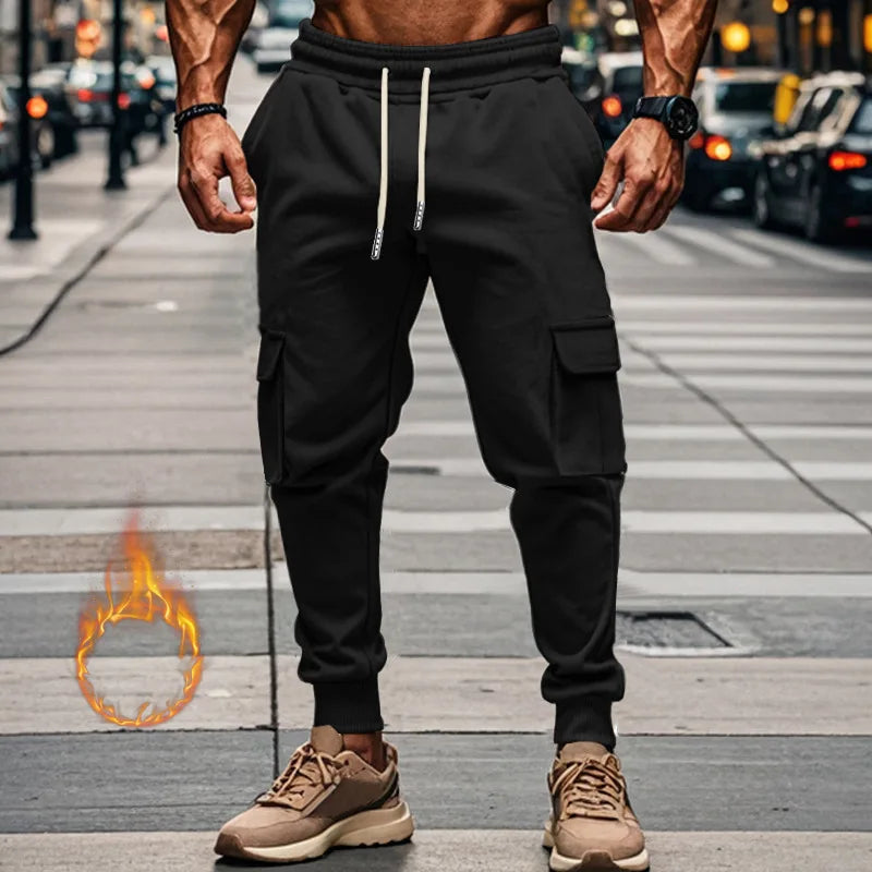 Timeless Blue Striped Men's Chunky Overalls