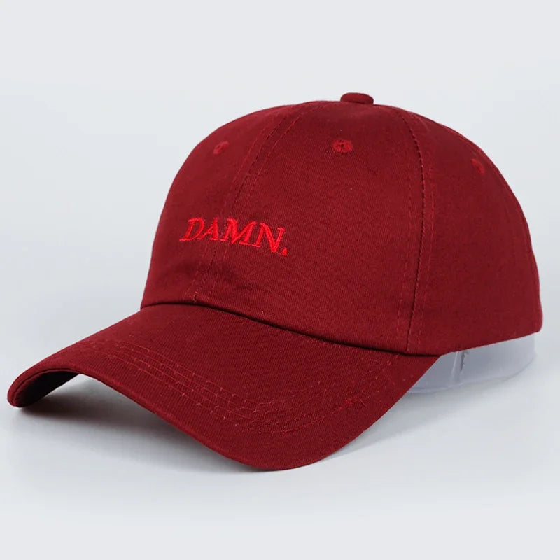 Unisex DAMN Embroidered Sun Cap