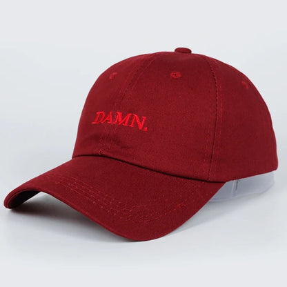 Unisex DAMN Embroidered Sun Cap