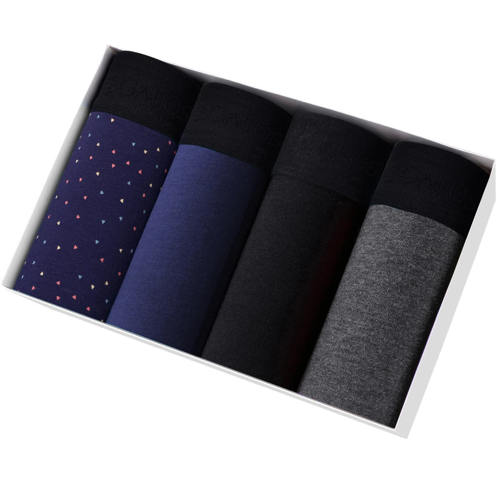Men's Cotton Boxer 4-Pack Chicchar Fashion