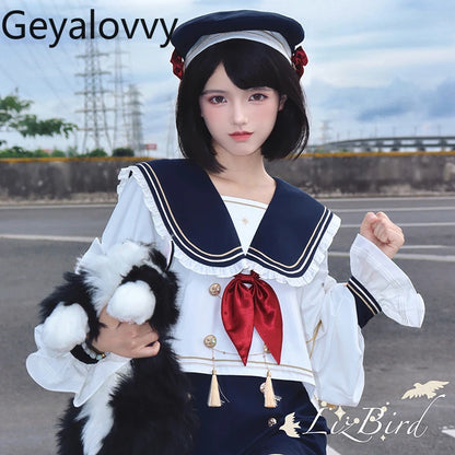 Lolita Sailor Top & Shorts