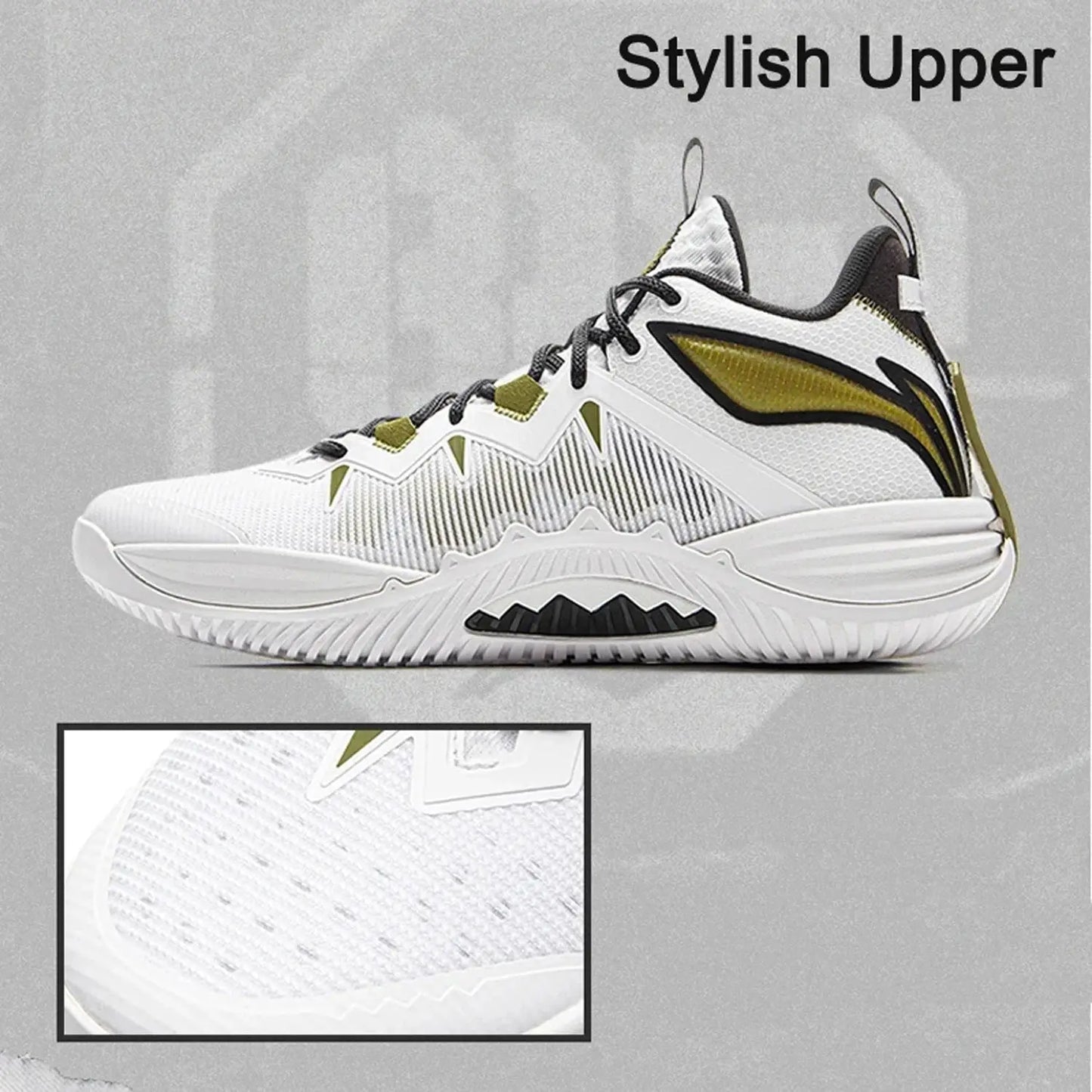 Li-Ning Men BADFIVE STORM 2025 Outdoor Basketball Shoes BOOM Cushioning TUFF OS Wearable LiNing Sports Sneakers ABFV017 - Chicchar Fashion