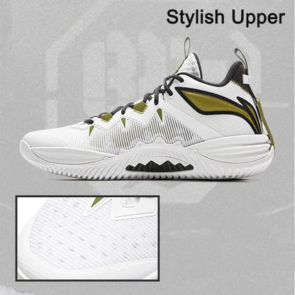 Li-Ning Men BADFIVE STORM 2025 Outdoor Basketball Shoes BOOM Cushioning TUFF OS Wearable LiNing Sports Sneakers ABFV017 - Chicchar Fashion