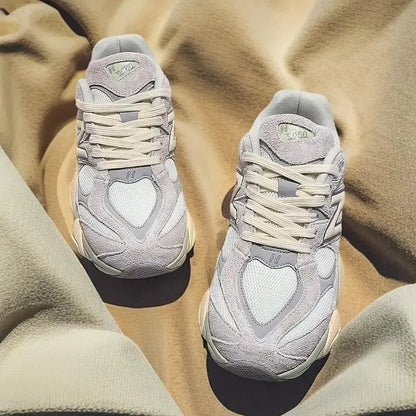 Women's shoes 2024 summer 1906R sports shoes men's shoes retro casual dad shoes brown gray blue - Chicchar Fashion