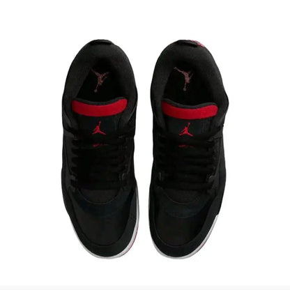 Jordan Air Jordan AJ4 RM Men's Running Shoes, Impact Resistance, Comfortable Basketball Shoes Sneakers, Black/Red - Chicchar Fashion