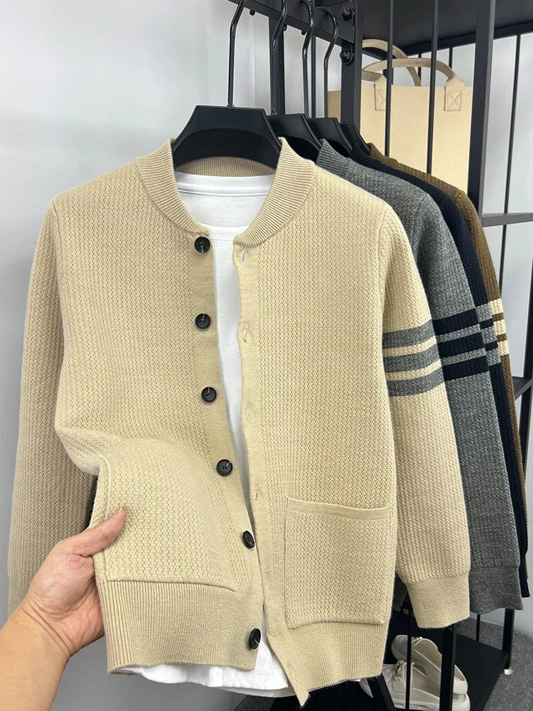 Men's Knit Velvet Cardigan Chicchar Fashion