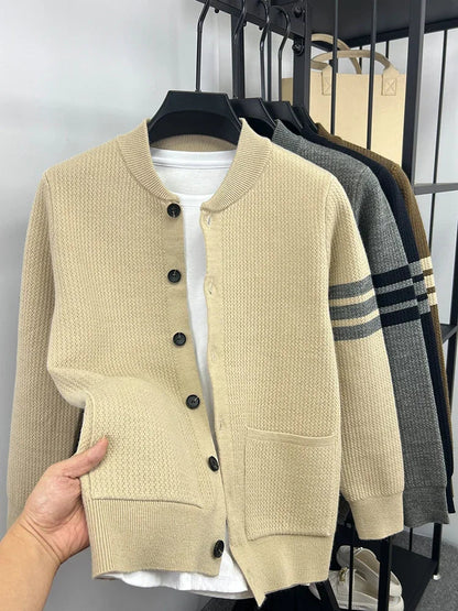 Men's Knit Velvet Cardigan Chicchar Fashion