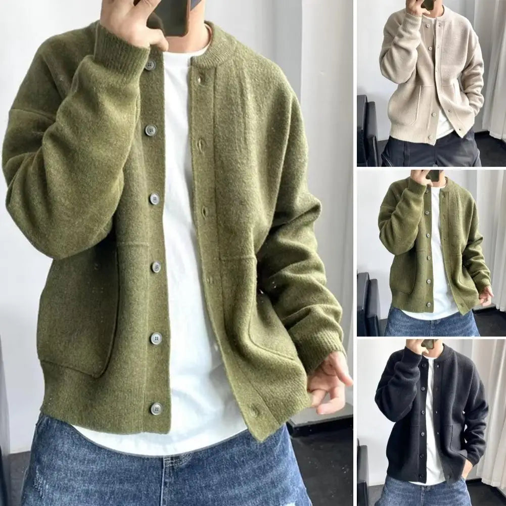 Men's Knit Cashmere Cardigan Chicchar Fashion