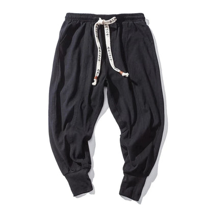 Cotton Linen Harem Joggers