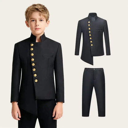 Royal Blue Boys' Formal Suit - Chicchar Fashion