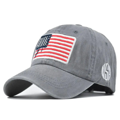 Retro USA Flag Baseball Cap - Chicchar Fashion