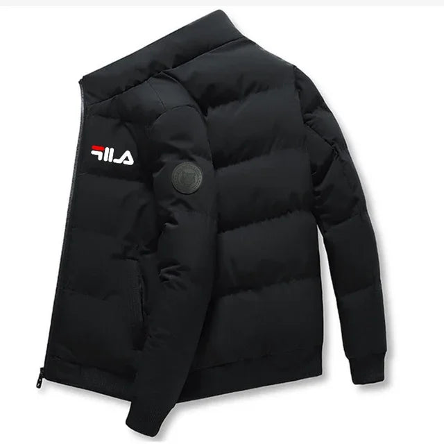 Men's Thick Zipper Warm Coat