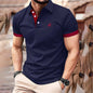 Men's Polo Button Lapel S-3XL