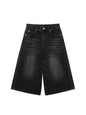 Y2K Low-Rise Black Denim Jorts