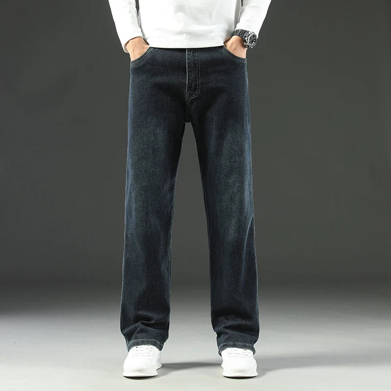 Y2K Men Wide Jeans Cotton 28-42