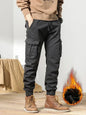Fleece-Lined Cargo Joggers