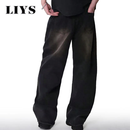 Men's Cotton Wide Leg Jeans