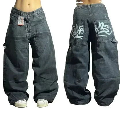 Oversized Baggy Wide-Leg Jeans