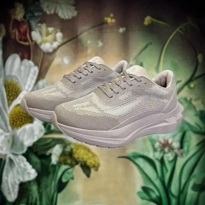 Breathable Sneakers, Solid-Color with Lightweight and Shock-Absorption for Fitness, Running, Outdoor Activities and Casual Wear - Chicchar Fashion